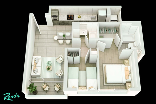 Dpto Nuevo, Estilo Hotelero Para Arrendatarios - 2d 2b