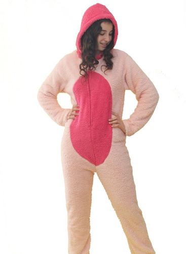 Imagen 4 de 8 de Mono Pijama Corderito Para Niñas Estampado Muy Suave