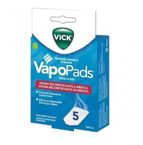 Vick Vapopad 5 Repuestos Mentol Para Humidificadores Vh5-la