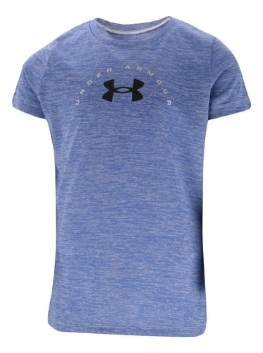 Remera Entrenamiento Under Armour Tech Twist Niña En Azul | 