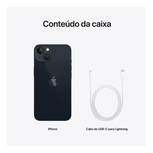 Apple iPhone 13 (128gb) Branco Novo + Acessórios | Parcelamento