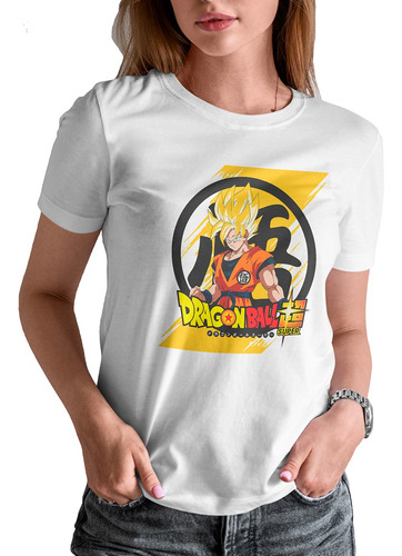 Blusa / Playera Goku Anime Dragon Ball Z Para Mujer #47