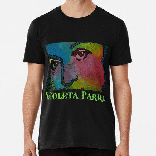 Remera Mural Violeta Parra Algodon Premium