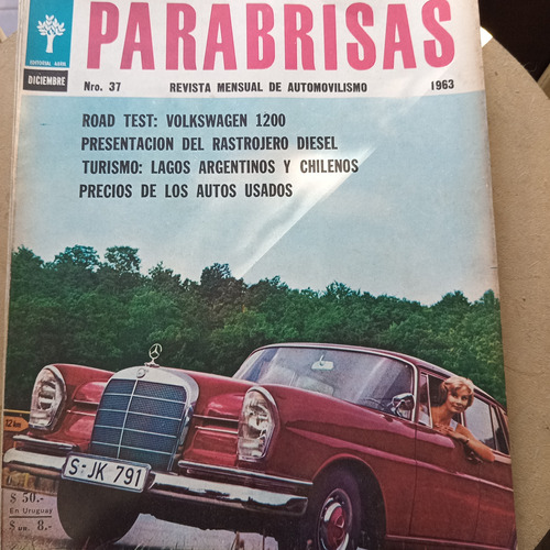 Revista Parabrisas Nº37 Vw 1200 Rastrojero Zanella 125