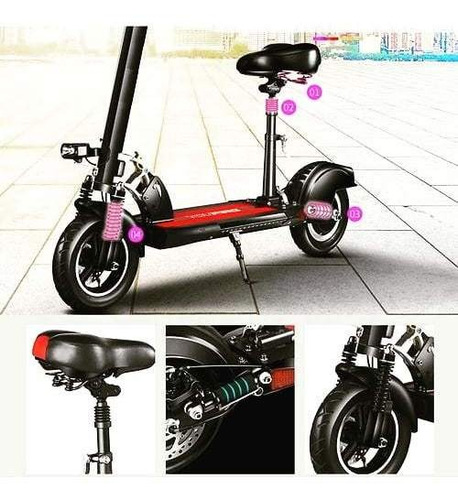 Patinete Moto Scooter Elétrico Bateria Removível 12ah 60v