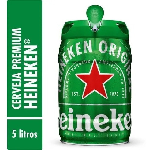 Cerveja Heineken Barril 5 Litros