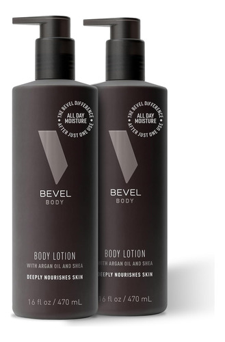 Bevel Locion Corporal Todo El Dia Para Hombres Con Manteca D