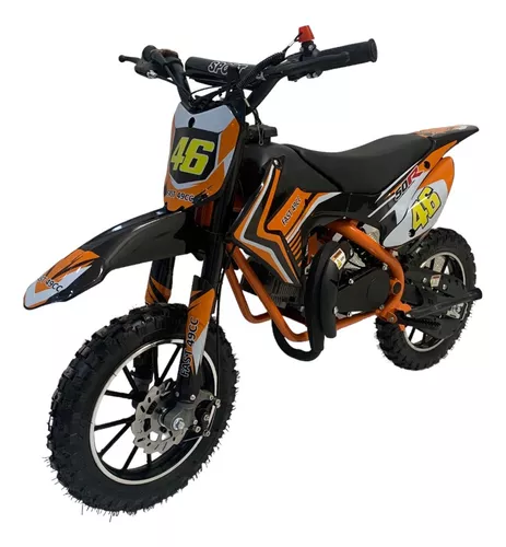 Mini Moto Cross 50cc Partida Elétrica Frete Grátis Jota Mini