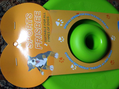 Frisbee Mascotas Disco Para Perros Juego Juguete Cachorros