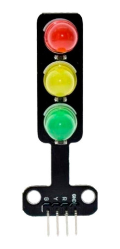Modulo De Semaforo De Leds Verde Amarillo Rojo A 5v Yxc005