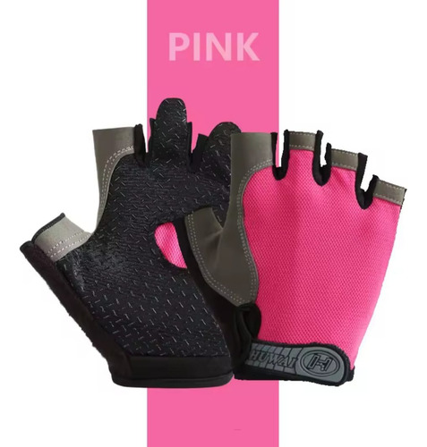 Banda De Resistencia Y Guantes Deportivos Rosa Chicle