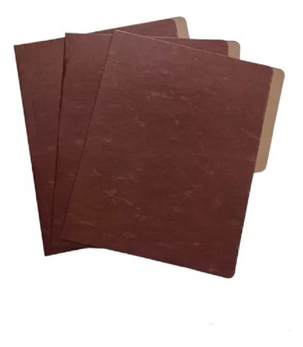 Carpeta Marrón Fibra Carta Pqte. 25 Unid. (no Es Brillante)