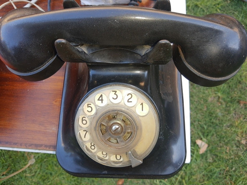 Teléfono Antiguo Standard Electric Baquelita
