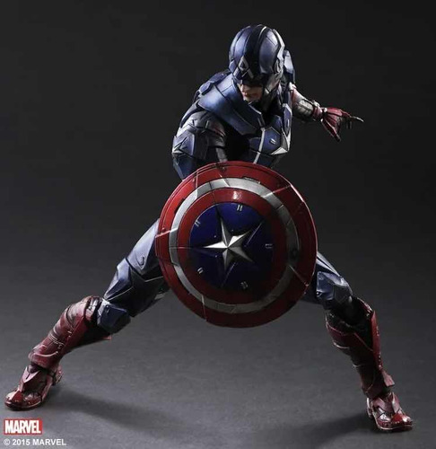 Play Arts Kai Captain America // Original // (Usado)