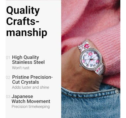 Shop Lc Strada Reloj Con Brazalete De Agua Con Movimiento Ja