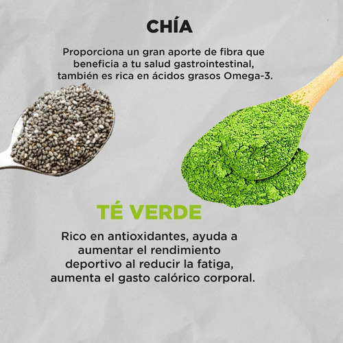 Imagen 6 de 9 de Lipo Green 7 In 1 Organico 100% 90 Capsulas
