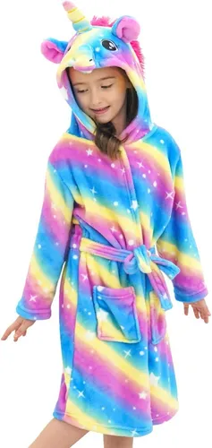 Bata Pijama De Ba o En Forma De Unicornio Estrellas Cuotas sin