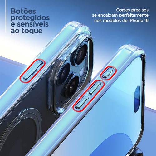 Capa Capinha Premium Magsafe Para iPhone 16 16 Plus Pro Max