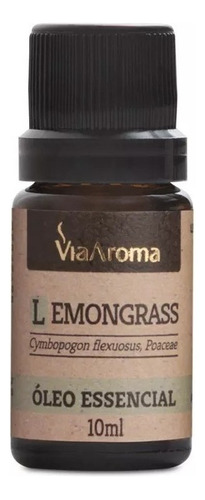 Óleo Essencial Lemongrass 10ml Capim Limão Via Aroma