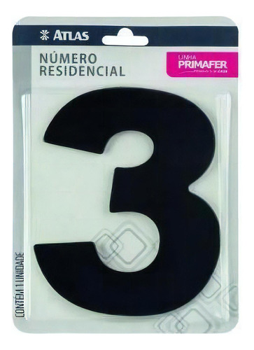 Número 3 Acm Preto Primafer