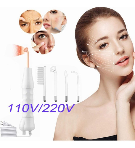 Portable High Frequency Beauty Device With 4 Electrodes