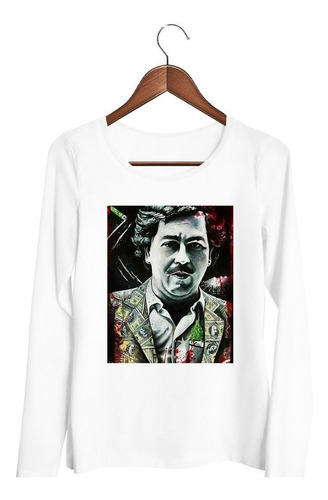 Remera De Mujer Pablo Escobar Con Saco De Dolares Ml