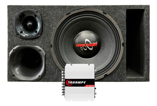 Caixa Som Automotivo Hardpower Hp750 Módulo Ts400x4 Taramps