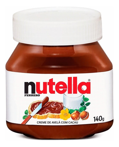 Kit C/7 Nutella Pote Com 140g