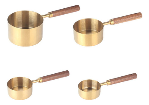 Juego De 8 Tazas Medidoras Y Cucharas, Apilables Para