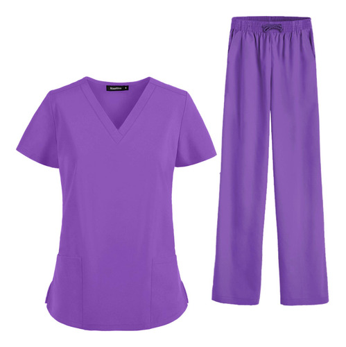 Conjunto Médico De Enfermería Para Mujer, Camisetas Y