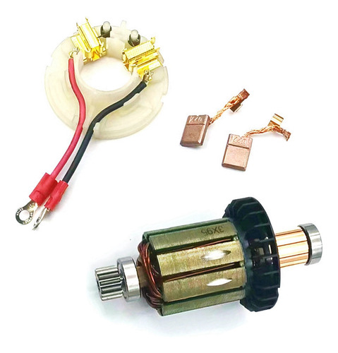 Portacarbones 619496-0 C/ Carbones De Cobre Para Motor