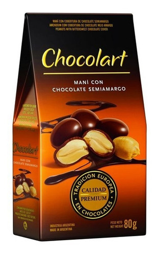 Chocolart Mani Chocolate Amargo - Barata La Golosineria
