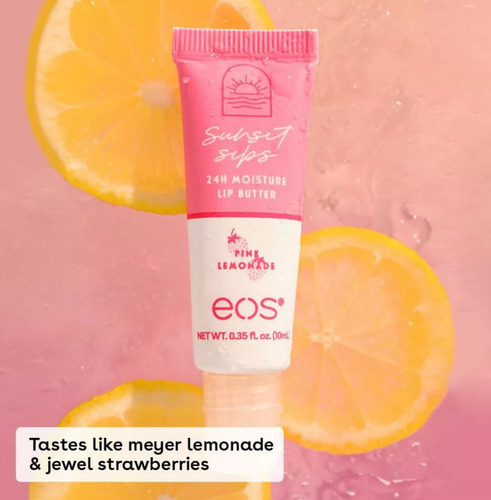 Bálsamo Labial Eos Super Balm, Pink Lemonade/slushie Cherry