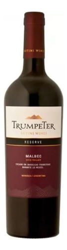 Vino Trumpeter Reserva Malbec X750cc