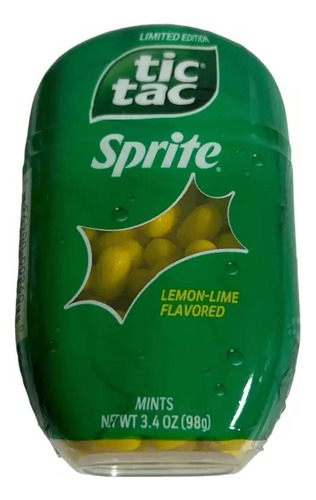 Tic Tac Edicion Limitada Sprite 98 G Producto Importado