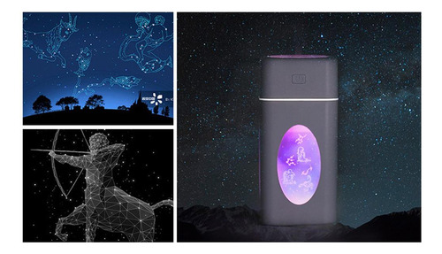 Difusor De Aire Usb Humidificador Ultrasónico Led Luz De