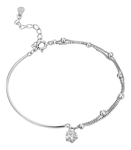 Pulsera De Estrella De Plata, Pulsera De Mujer, Hermosa