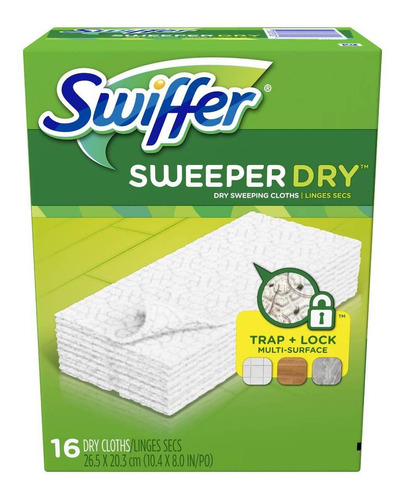 Swiffer Trapero Paño Seco Para Mopa Swiffer Reg Dry Cloth