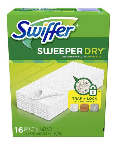 Imagen 1 de 3 de Swiffer Trapero Paño Seco Para Mopa Swiffer Reg Dry Cloth