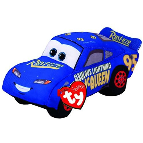 Peluche De Cars 3 Fabulous Lightning Mcqueen, Azul