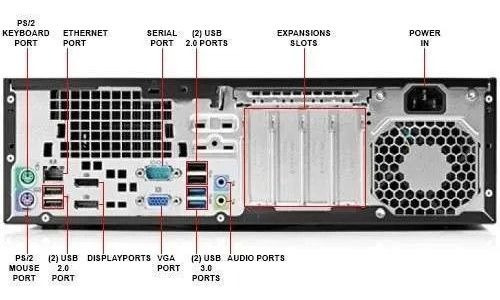 Imagem 2 de 2 de Computador Hp Elitedesk 800 G1 I3 4° Geração 4gb 500hd