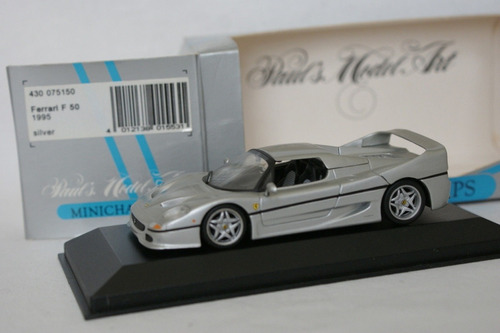 Ferrari F50 1995 Silver Minichamps Ed Limitada 1/43