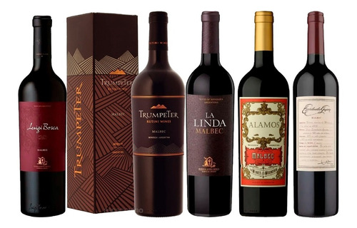 Vinos Premium X5 Luigi Bosca Trumpeter La Linda Escorihuela