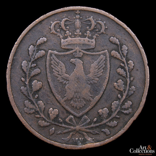 Reino De Cerdeña, 3 Centesimi, 1826. Carlo Felice. Vf-