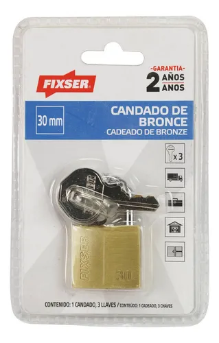 Candado Bronce Fx 30mm Fixser