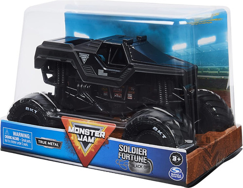 Monster Jam Soldier Fortune Black Escala 1:24