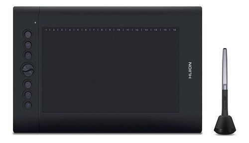Imagen 1 de 4 de Tableta digitalizadora Huion Inspiroy H610 Pro V2 black