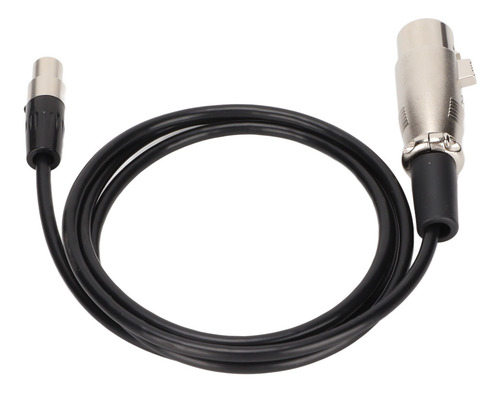 Imagen 1 de 10 de Cable De Micrófono Xlr Xlr Hembra A Mini Xlr Hembra 3.3ft Pa