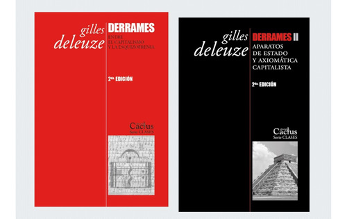 Pack Libros Derrames 1 Y 2 - Gilles Deleuze