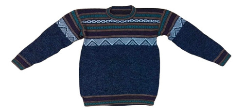 Sweater Pullover Lana Alpaca Piramides Unisex 